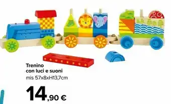 Carrefour Trenino con luci e suoni offerta