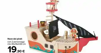 Nave dei pirati con 2 personaggi
