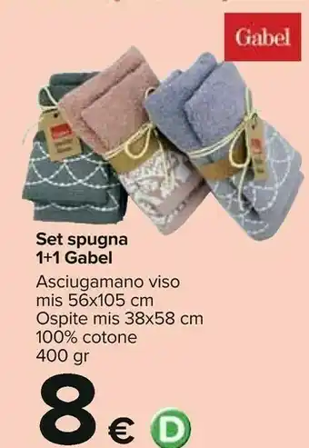 Carrefour Set spugna 1+1 offerta