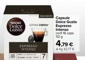 Carrefour Nescafé dolce gusto espresso barista capsule caffè 16 pezzo(i) offerta