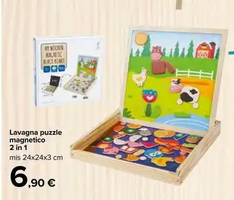 Carrefour Lavagna puzzle magnetico 2 in 1 offerta