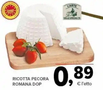 Todis RICOTTA PECORA ROMANA DOP offerta