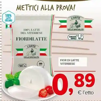 Todis FIOR DI LATTE VITERBESE offerta