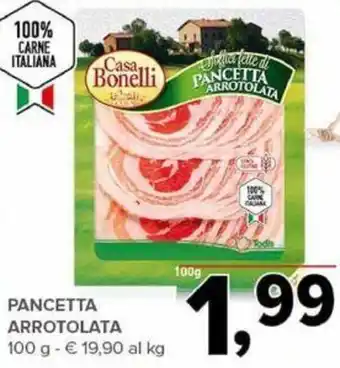 Todis PANCETTA ARROTOLATA 100 g offerta