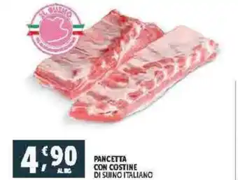 Deco Supermercati PANCETTA CON COSTINE DI SUINO ITALIANO offerta