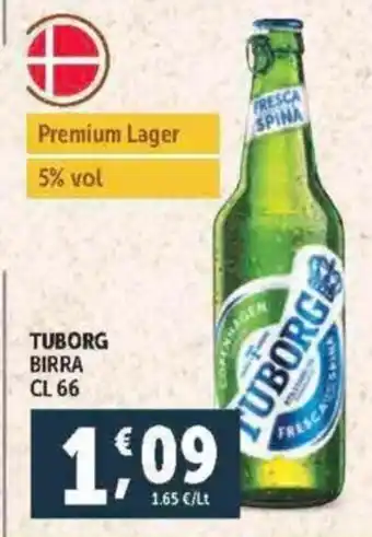 Deco Supermercati TUBORG BIRRA CL 66 offerta