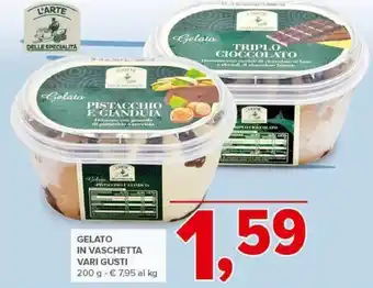 Todis GELATO IN VASCHETTA VARI GUSTI 200 g offerta