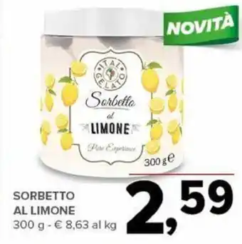 Todis SORBETTO AL LIMONE 300 g offerta