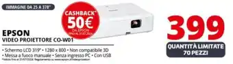 Comet EPSON VIDEO PROIETTORE CO-W01 offerta