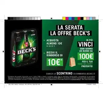 Mercati di Città La Prima BECK'S offerta
