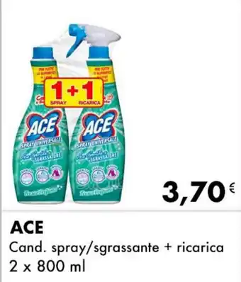 Iper Tosano ACE Cand. spray/sgrassante + ricarica 2 x 800 ml offerta