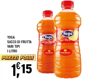 Gecop YOGA SUCCO DI FRUTTA VARI TIPI 1 LITRO offerta