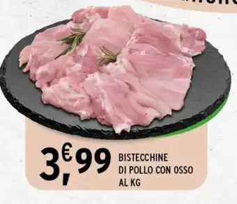 Gecop BISTECCHINE DI POLLO CON OSSO AL KG offerta