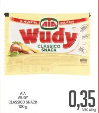 Supermercati Piccolo AIA WUDY CLASSICO SNACK 100 g offerta