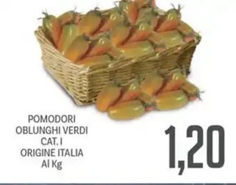 Supermercati Piccolo POMODORI OBLUNGHI VERDI offerta