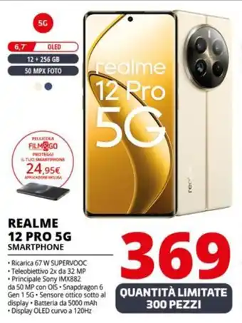 Comet REALME 12 PRO 5G SMARTPHONE offerta