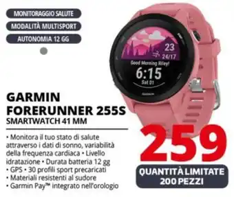 Comet GARMIN FORERUNNER 255S SMARTWATCH 41 MM offerta