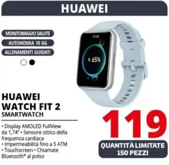 Comet HUAWEI WATCH FIT 2 SMARTWATCH offerta