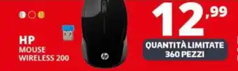 Comet HP MOUSE WIRELESS 200 offerta