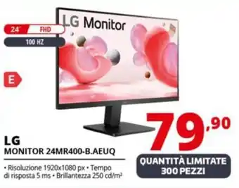 Comet LG MONITOR 24MR400-B.AEUQ offerta
