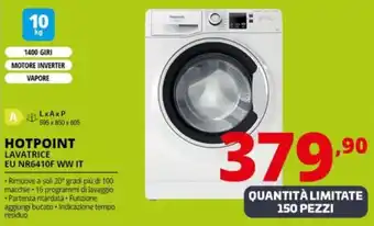 Comet HOTPOINT LAVATRICE EU NR6410F WW IT offerta
