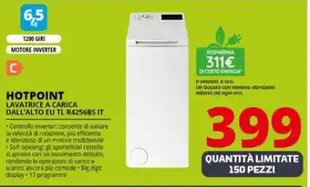 Comet HOTPOINT LAVATRICE A CARICA DALL'ALTO EU TL R4256BS IT offerta