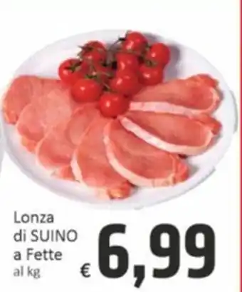 Paghi Poco Lonza di SUINO a Fette al kg offerta