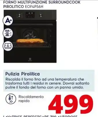 Comet Electrolux FORNO MULTIFUNZIONE SURROUNDCOOK PIROLITICO EOF4P56H offerta