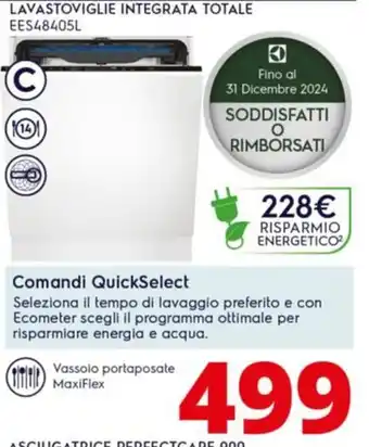 Comet Electrolux LAVASTOVIGLIE INTEGRATA TOTALE EES48405L offerta