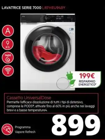 Comet AEG LAVATRICE SERIE 7000 LR7HEU94BY offerta