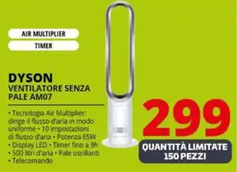 DYSON VENTILATORE SENZA PALE AM07