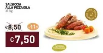 Prezzemolo e Vitale SALSICCIA ALLA PIZZAIOLA al kg offerta