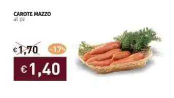 Prezzemolo e Vitale CAROTE MAZZO offerta