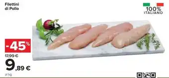 Carrefour Market Filettini di Pollo offerta