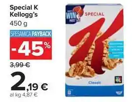 Carrefour Market Special K Kellogg's 450 g offerta