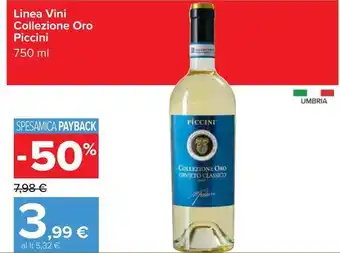 Carrefour Market Linea Vini Collezione Oro Piccini 750 ml offerta