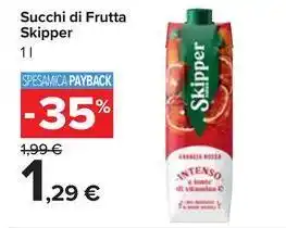 Carrefour Market Succhi di Frutta Skipper 1 l offerta