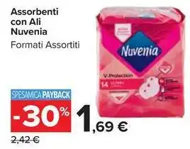 Carrefour Market Assorbenti con Ali Nuvenia offerta