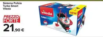 Carrefour Market Sistema Pulizia Turbo Smart Vileda offerta
