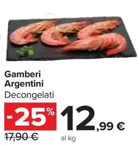 Carrefour Market Gamberi Argentini Decongelati offerta