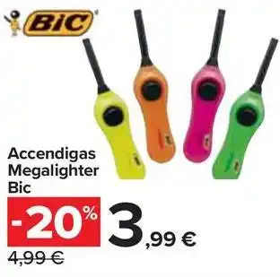 Carrefour Market Accendigas Megalighter Bic offerta