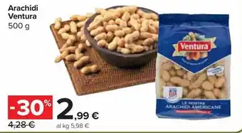 Carrefour Market Arachidi Ventura 500 g offerta