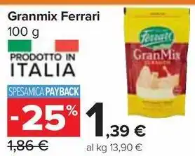 Carrefour Market Granmix Ferrari offerta