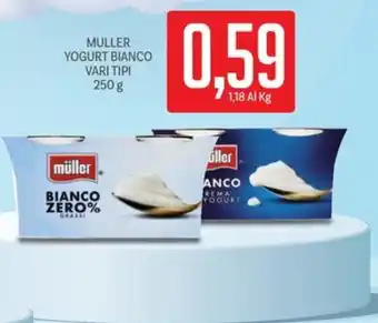 Supermercati Piccolo MULLER YOGURT BIANCO VARI TIPI 250 g offerta
