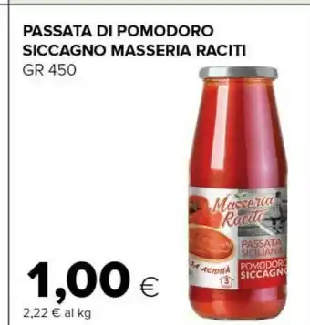 Tigre Passata di pomodoro siccagno 450 g offerta