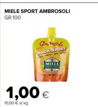 Tigre Pack sport miele 100 g(ml) offerta