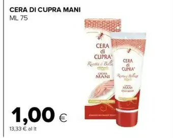 Cera di cupra mani