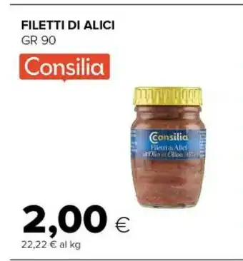 Tigre Filetti di alici 90 g offerta