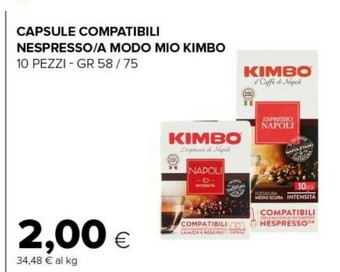 Tigre Capsule compatibili nespresso offerta