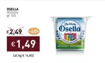 Prezzemolo e Vitale OSELLA Robiola gr 100 offerta